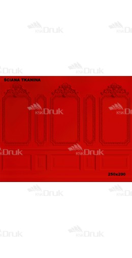 Tło fotograficzne ART_372 sztukateria, czerwony