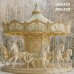 Tło świąteczne z karuzelą i zimową scenerią | B_1289