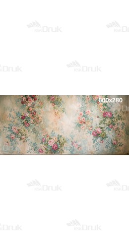 Tło fotograficzne „Romantyczne pastelowe róże – malarska elegancja” | XXL_222