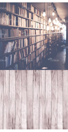 Tło fotograficzne 1110 szkoła, biblioteka, deski