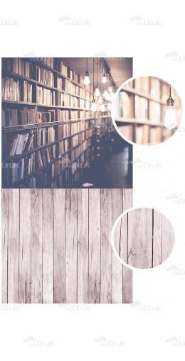 Tło fotograficzne 1110 szkoła, biblioteka, deski