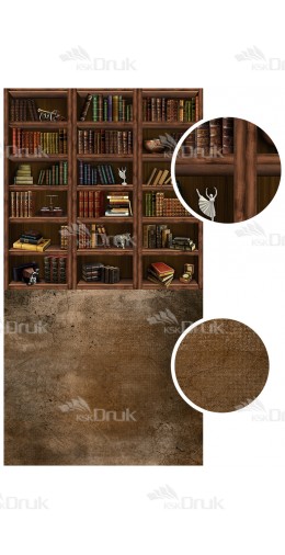 Tło fotograficzne 1333 szkoła, biblioteka, dywan