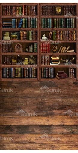 Tło fotograficzne 1336 szkoła, biblioteka, deski