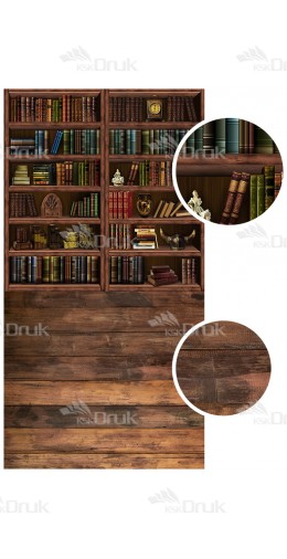 Tło fotograficzne 1336 szkoła, biblioteka, deski