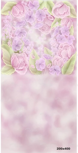 Tło fotograficzne 1673 różowe kwiaty, fine art