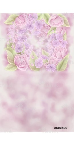 Tło fotograficzne 1673 różowe kwiaty, fine art