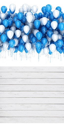 Tło fotograficzne 696 balony, urodziny, deski