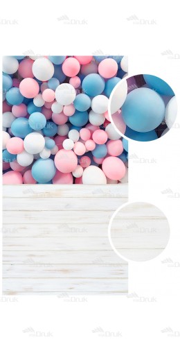  Tło fotograficzne 738 urodziny, okolicznościowe, balony
