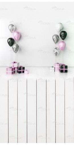 Tło fotograficzne 881 balony, urodziny, deski