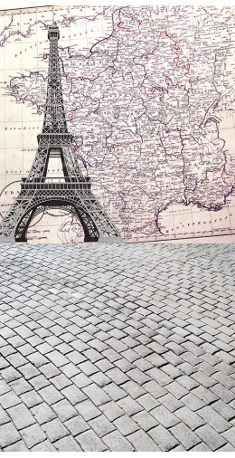 Tło fotograficzne 591 podróż, Paryż, kostki